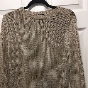 J. McLaughlin Silver Knit Sweater